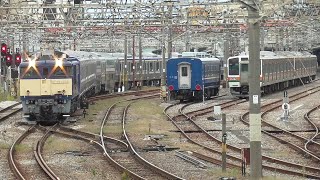 2024年10月24日　電気機関車EF64 1032 牽引 横須賀線・総武快速線用 E235系1000番台 F-44編成　配給列車　  JR高崎駅