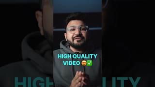 DO THIS TO UPLOAD HIGH QUALITY REELS 🔥 #Shorts | Sunny Gala
