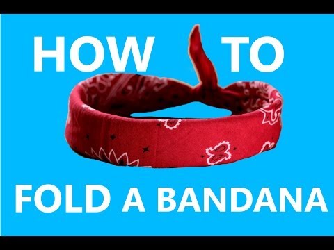 How To Fold/Tie a Bandana the REAL way! How To Fold/Tie a Bandana the REAL way!