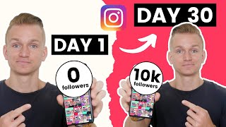 0-10k How To Grow Instagram From Zero Followers 2023 (From Scratch)