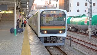 【4K】八高線209系ハエ72編成　八王子駅発車