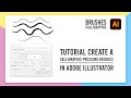 Make a pressure sensitive brush in illustrator | Pressure Sensitive Brush