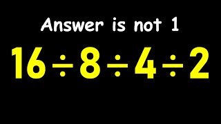 Most People Get This Math Question Wrong!