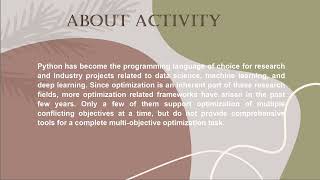 To Show Multi Objective Optimization in Genetic Algorithm using python