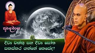 දිව්‍ය චක්කු (දිවැස්) සහ දිව්‍ය සෝත (දිව්‍ය කන්) ලබාගන්නේ කෙසේද? | Rajagiriye Ariyagnana thero