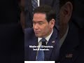 Watch Marco Rubio's MIC DROP Response to 'Dozy Don' Allegations #shorts