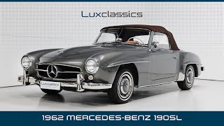 LUX CLASSICS 1962 ANTHRACITE MERCEDES-BENZ 190SL 190 SL LHD COMPREHENSIVE RESTORATION - SOLD