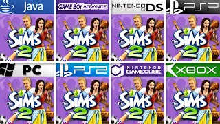 The Sims 2 (2004) Java vs GBA vs DS vs PSP vs PC vs PS2 vs GC vs Xbox | Full Graphics Comparison