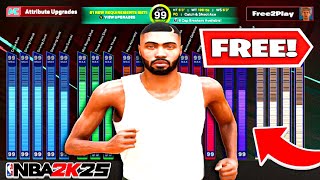 THE BEST FREE 2 PLAY BUILD ON NBA 2K25! *60 OVERALL DEMON!