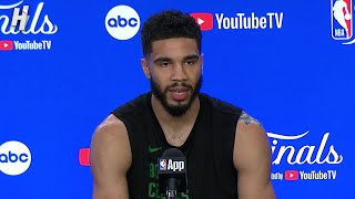 Jayson Tatum previews Game 4, FULL Interview | 2024 NBA Finals Media Day