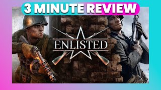IS IT WORTH IT?! | A Review of Enlisted in About 3 Minutes!