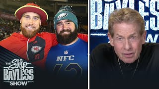 Can Skip Bayless gain one yard in an NFL game? He responds to Travis and Jason Kelce’s comments