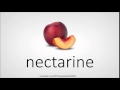 How to pronounce nectarine