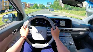 2023 Hyundai Nexo POV Driving: Hydrogen-Powered Car Experience!