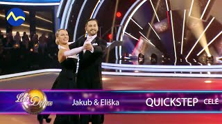 Jakub Jablonský \u0026 Eliška Lenčešová | 1. kolo quickstep (celé) | Let's Dance 2024