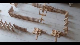 kapla dominoes course with 8 different functionalities
