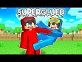 Minecraft But We’re SUPERGLUED Together!