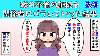 【第二部】嫁の不倫の証拠を関係者にバラしていった結果ｗ【伝説】