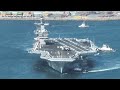 USS Carl Vinson CVN 70 Coming Into San Pedro for 2024 LA Fleet Week