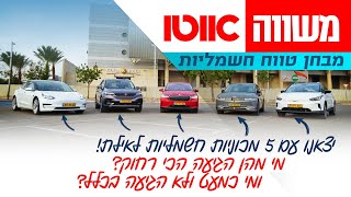 ג'ילי גיאומטרי C, טסלה מודל 3, יונדאי איוניק 5, סקודה אניאק, סקייוול ET5 - מבחן טווח לרכבים חשמליים