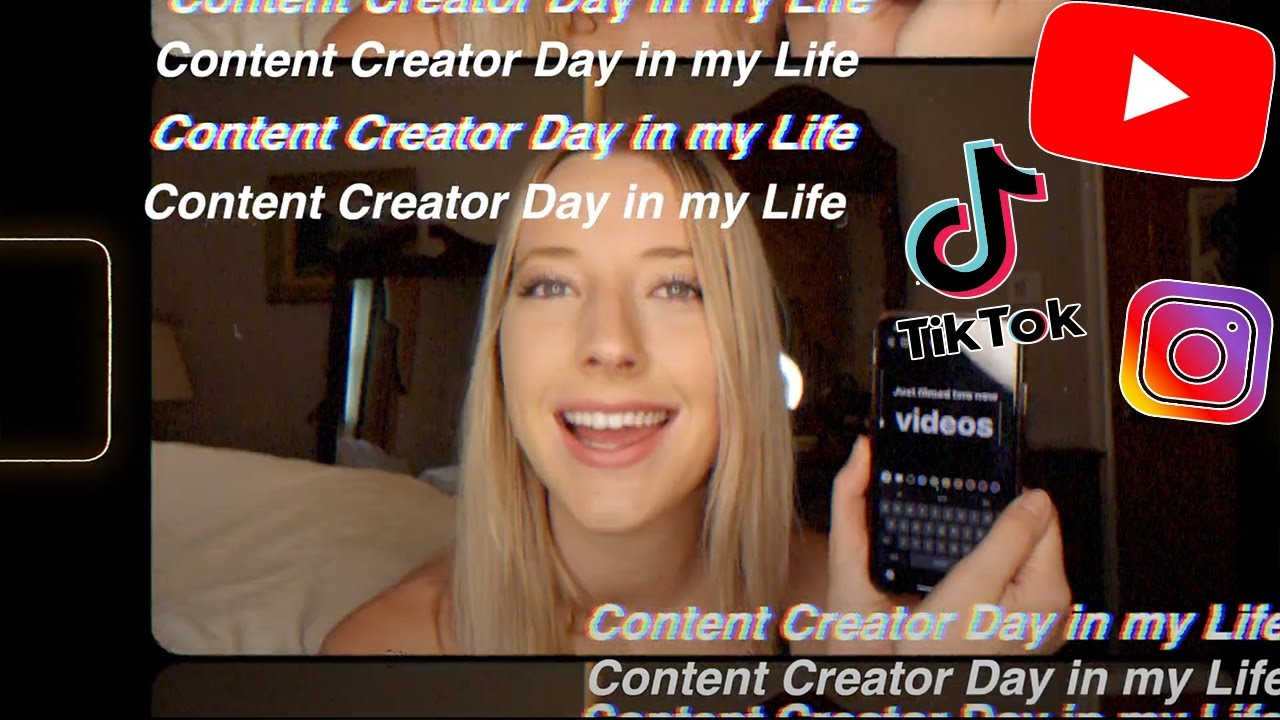 Day In My Life As A Content Creator Youtube
