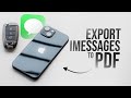 How to Export iMessages from iPhone to PDF (full guide)