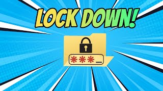 Best way to password protect a folder in windows 11!