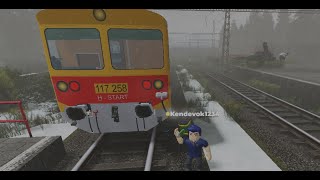 Év végi bz és csörgő. Train sim ROBLOX