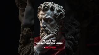 No man is free who is not master of himself | Epictetus  #philosophy #stoicrealms #epictetus