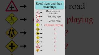 Traffic Signal Vocabulary #trafficsignals  #learn_english  #english