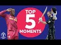 Brathwaite? Williamson? | West Indies vs New Zealand  - Top 5 Moments | ICC Cricket World Cup 2019