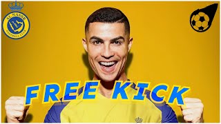 Cristiano Ronaldo Insane Free Kick Goal🔥 Al-Nassr vs Abha 2-1 Score⚽️
