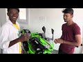 first kawasaki showroom in varanasi वाराणसी का पहला कावासाकी का शोरूम kawasaki ninja varanasi