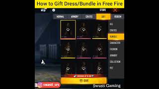 How to Gift Dress or Bundle in Free Fire #shorts #freefire