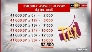 දේශිය ආදායම් බදු පනත සංශෝධනයෙන් ආදායම් බදු වෙනස් වුණේ කොහොම ද?