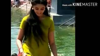 Uppena heroine krithi Shetty hot sexy slow motion video clips