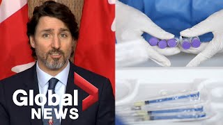 Canada expecting 1 million Pfizer COVID-19 vaccine doses a week until early May | FULL