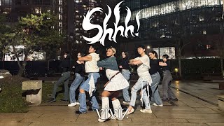 [ONE TAKE | KPOP IN PUBLIC ] VIVIZ “Shhh!” BOYS VER. DANCE COVER by QUEUE UP in VANCOUVER, CANADA