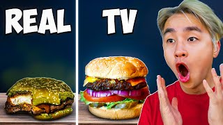 Real Food Vs Fake Tv Food (SHOCKING RESULTS)