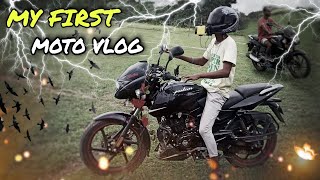 my first vlog // my first moto vlog