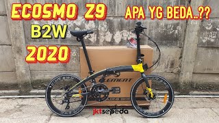 Sepeda Lipat ELEMENT ECOSMO Z9 Bike To Work Terbaru