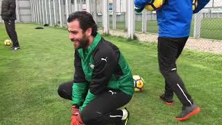 Erkan Kolçak Köstendil, Bursaspor Özlüce Tesisleri'nde