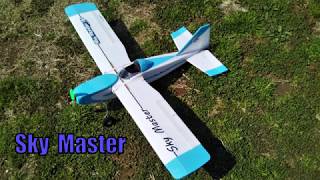 自作デコパネ飛行機skymaster