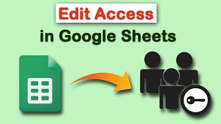 How to request edit access in Google Sheets