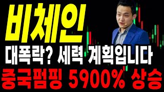 비체인 다 떨구고 2차 폭등 나옵니다. 세력들이 폭등 계획 시작했습니다!!! 지금부터 무조건 5천원까지  #비체인