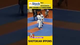 SHOTOKAN IPPONS #karate #kumite #wkf #viral