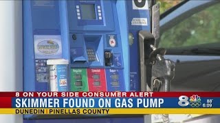 Card skimmer found on Mobil gas pump in Dunedin