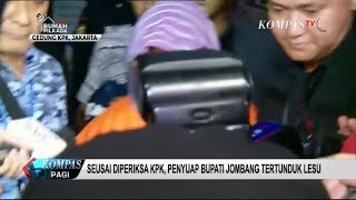 Usai Diperiksa KPK, Penyuap Bupati Jombang Tertunduk Lesu