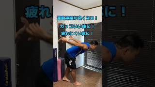 手で脚を動かすと運動神経が良くなる！