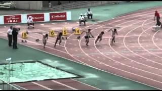 木村慎太郎 100m 第2レース 10.28( 0.9) スプリント挑戦記録会inTOTTORI(2010/6/27)